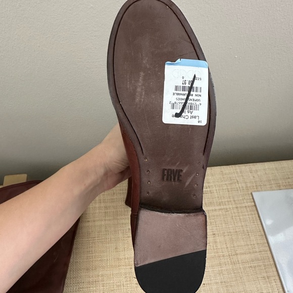 Frye Dark Brown Leather Boots - Picture 4 of 8